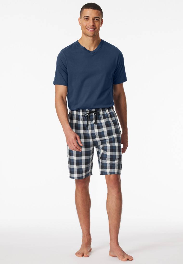 Schiesser Bermuda kurz Webware multicolor kariert - Mix+Relax im Angebot
