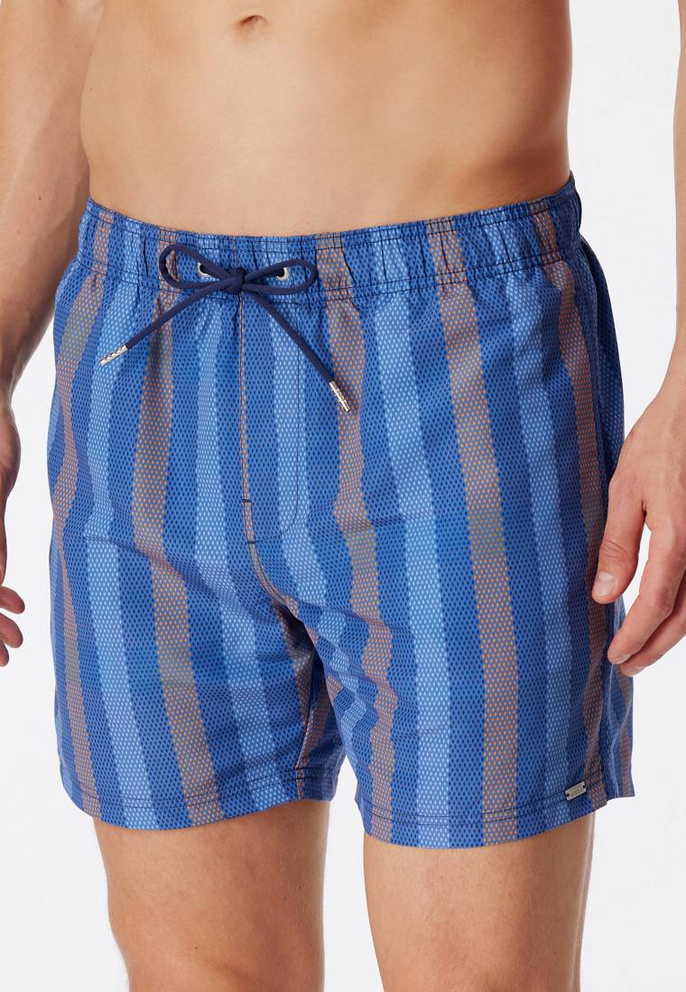 Schiesser Badeshorts Webware gestreift multicolor - Modern Swim Meist gekauft