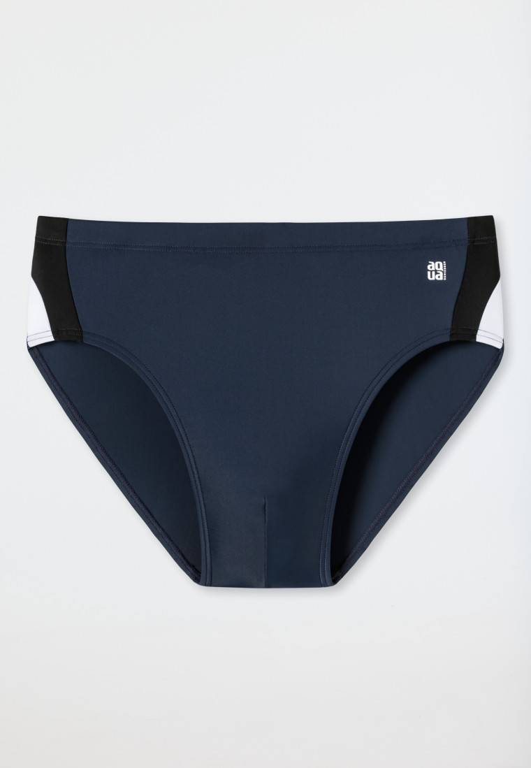 Schiesser Badehose Wirkware recycelt seitliche Streifen admiral - Nautical Active Sonderangebot