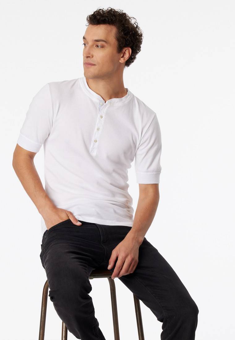 Schiesser Shirt kurzarm weiß - Revival Karl-Heinz Black Friday