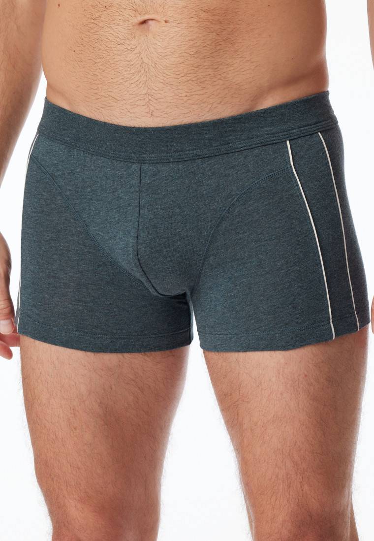 Schiesser Shorts blau-meliert - Comfort Fit Weihnachtsangebot
