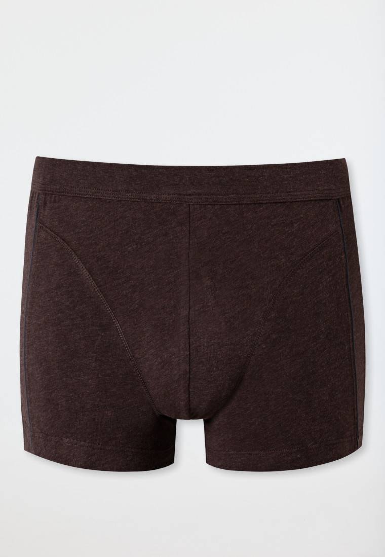 Schiesser Shorts braun-meliert - Comfort Fit Osterangebot