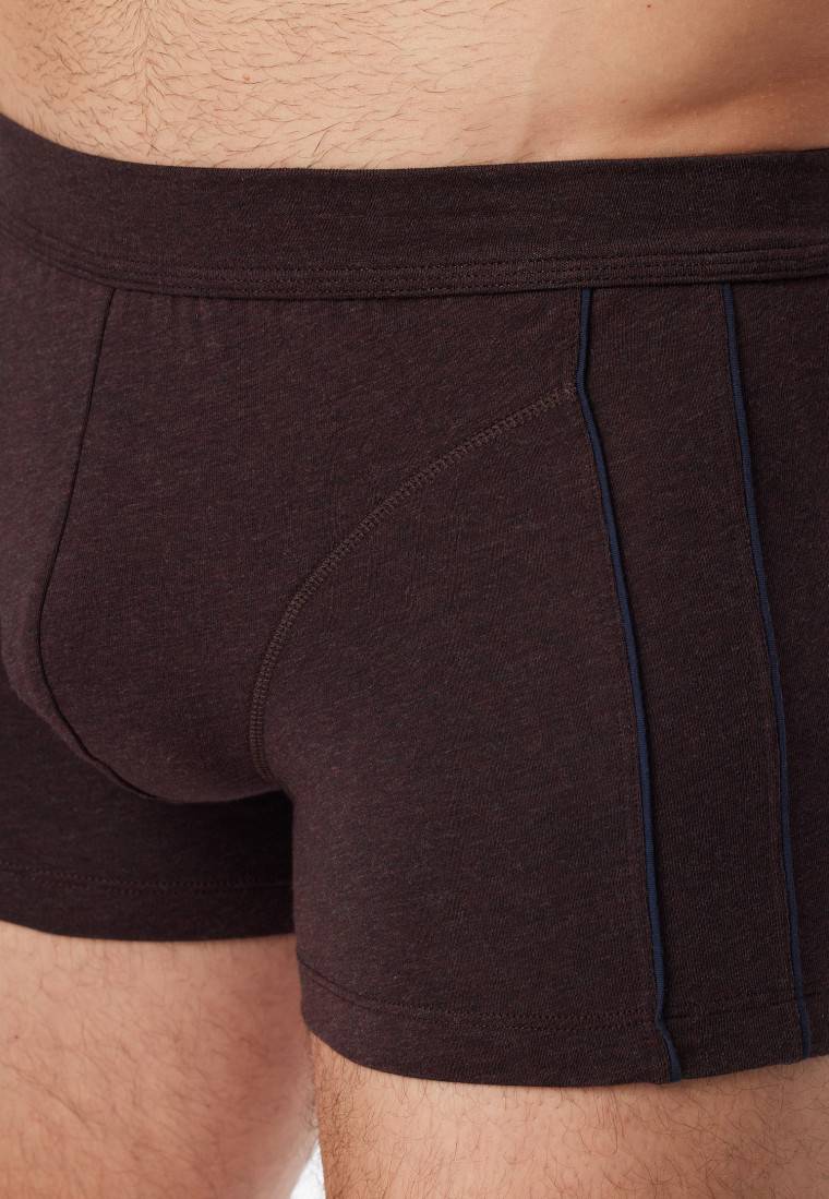 Schiesser Shorts braun-meliert - Comfort Fit Osterangebot