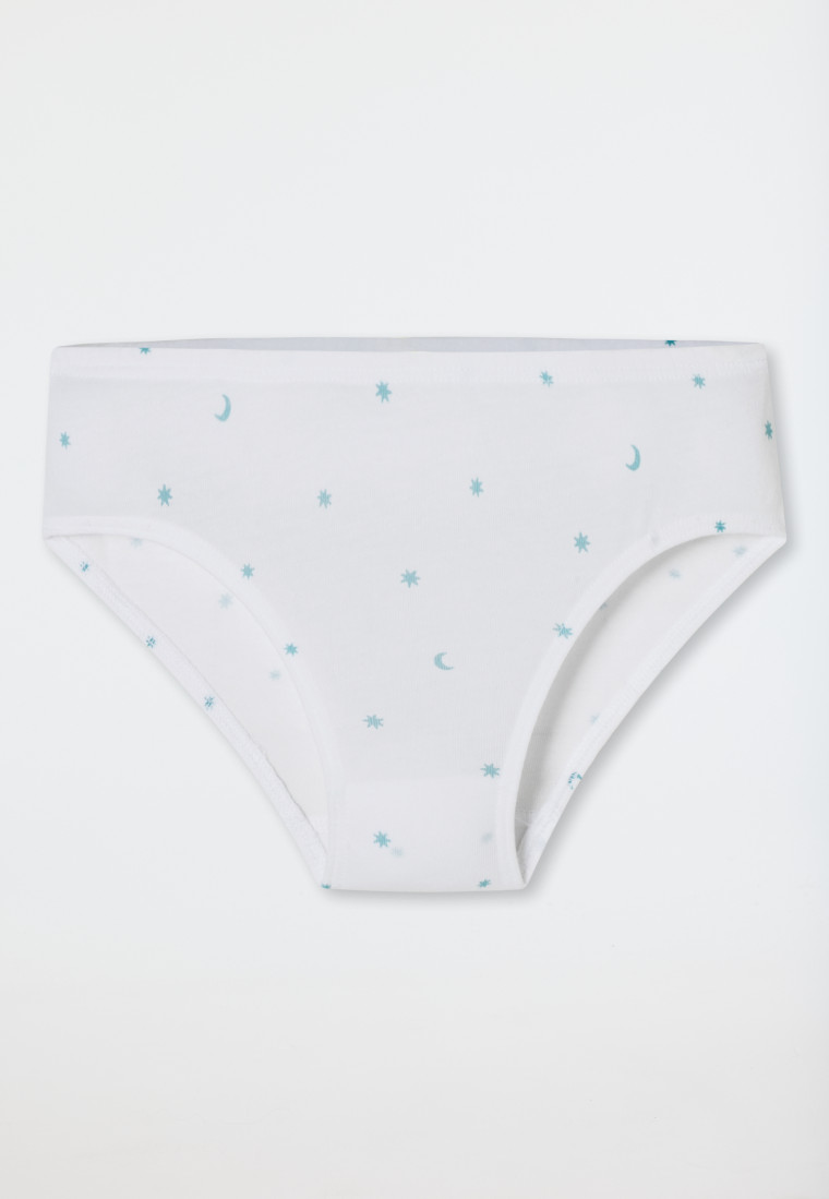 Schiesser Slips 5er-Pack Organic Cotton Softbund Sterne Monde mehrfarbig - 95/5 Jubiläumsangebot