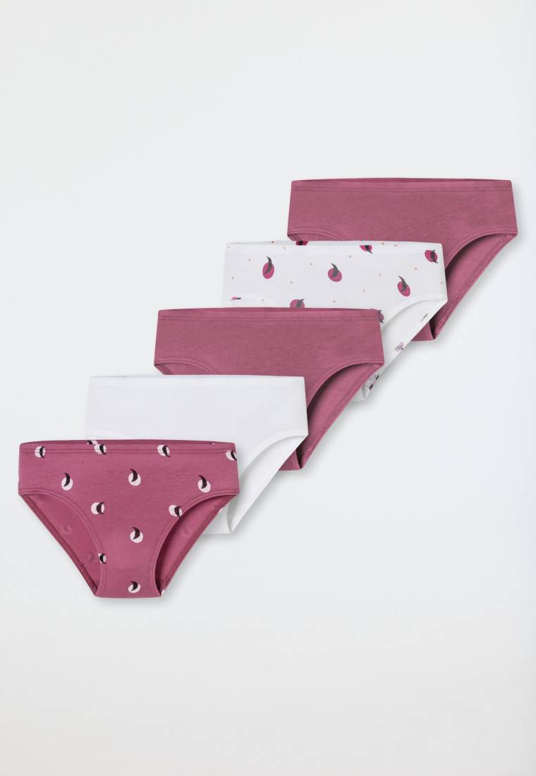 Schiesser Slips 5er-Pack Organic Cotton Softbund Monde Sterne mehrfarbig - 95/5 Blitzangebot