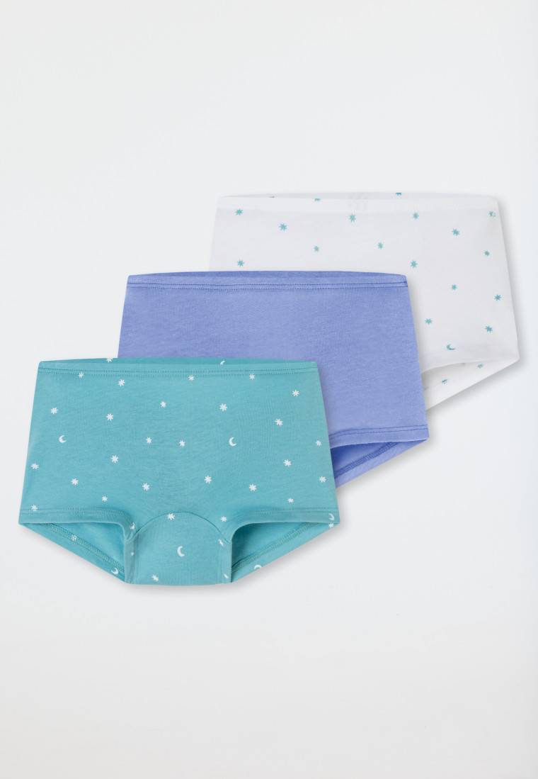 Schiesser Shorts 3er-Pack Sterne Monde mehrfarbig - 95/5 Saisonale Angebote