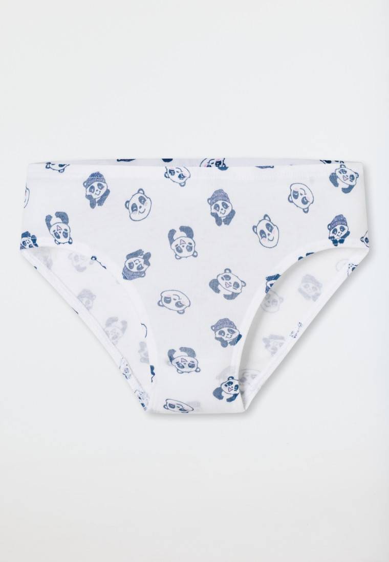 Schiesser Slips 5er-Pack Organic Cotton Softbund Pandas Ringel mehrfarbig - 95/5 Super Sparpreis