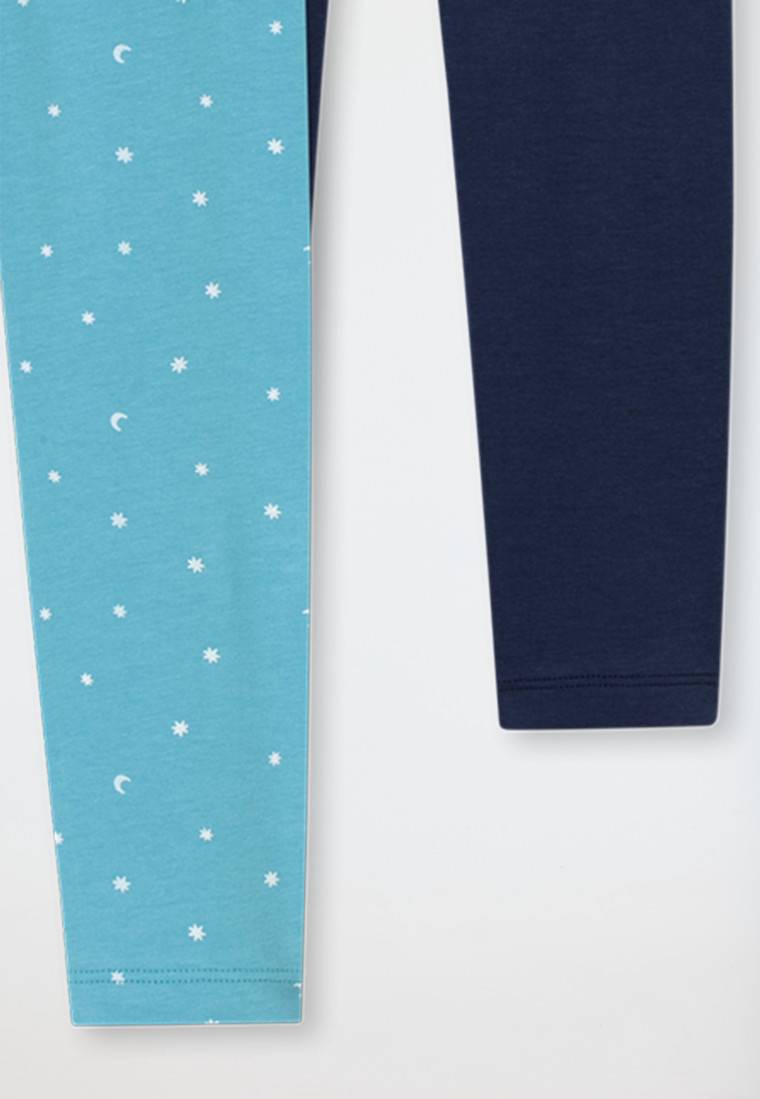 Schiesser Leggings 2er-Pack Sterne Monde mehrfarbig - 95/5 Begrenzte Freigabe