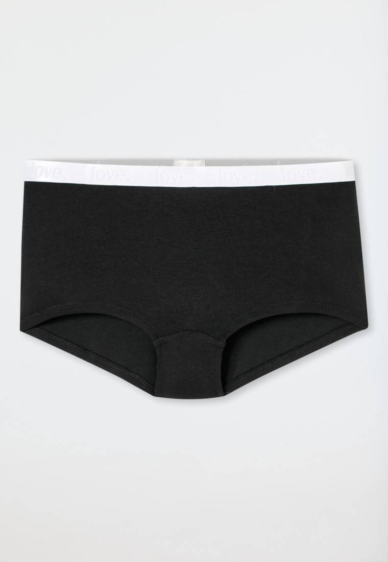 Schiesser Shorts 3er-Pack Organic Cotton schwarz / off-white - 95/5 Neueste Stile