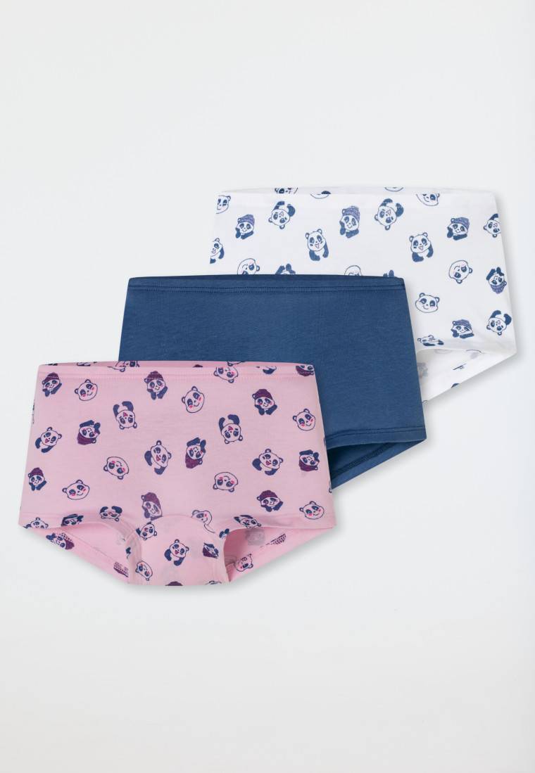 Schiesser Shorts 3er-Pack Pandas mehrfarbig - 95/5 Bis zu 50% Rabatt