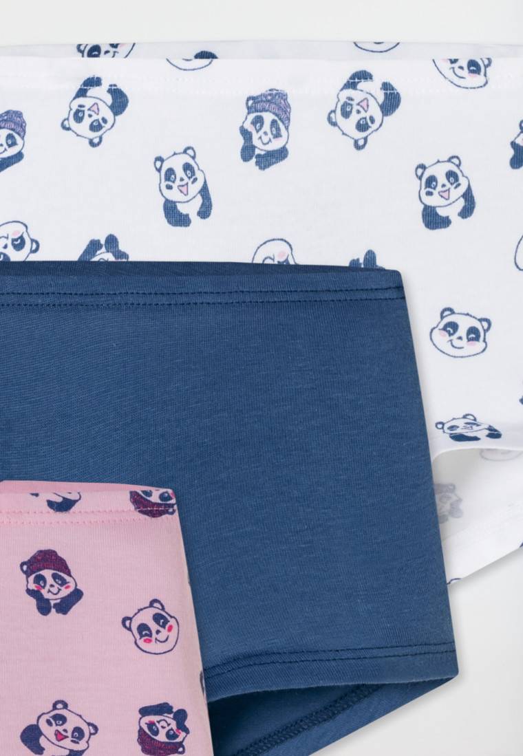 Schiesser Shorts 3er-Pack Pandas mehrfarbig - 95/5 Bis zu 50% Rabatt