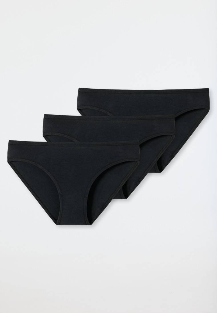 Schiesser Slips 3er-Pack Organic Cotton schwarz - 95/5 Discount Store für neue Produkte