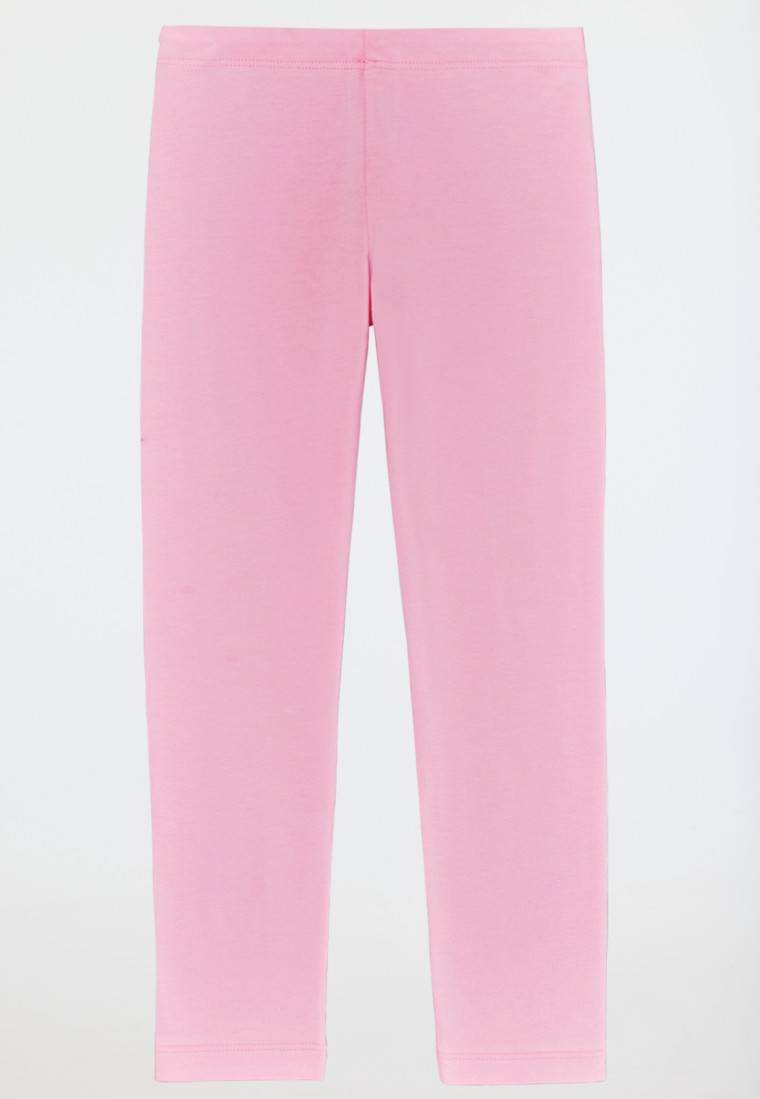 Schiesser Schlafanzug lang Organic Cotton Volant Leggings Herzen rosé - Girls World Rabatt