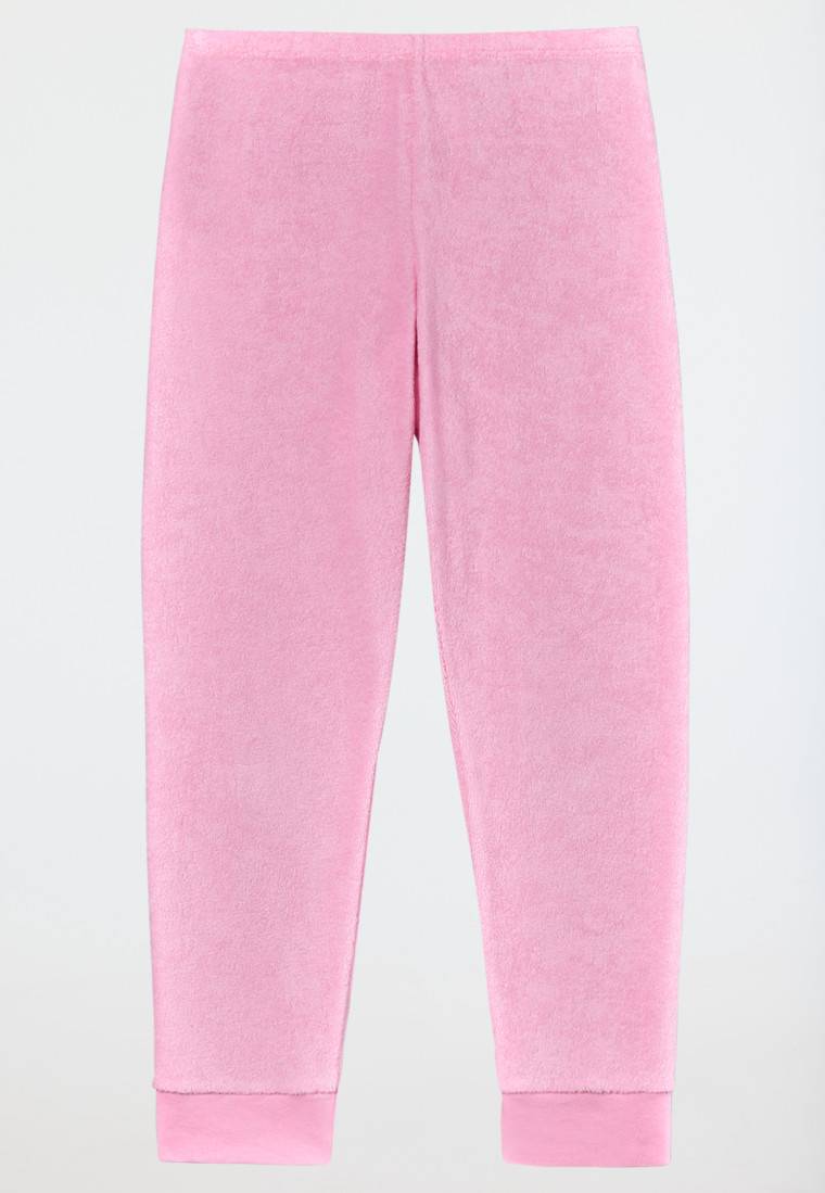 Schiesser Schlafanzug lang Organic Cotton Bündchen Herzen rosé - Girls World Lagerräumung