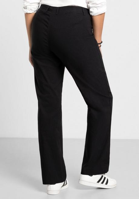 sheego Bengalinhose in gerader Form - schwarz sheego Große Rabatte