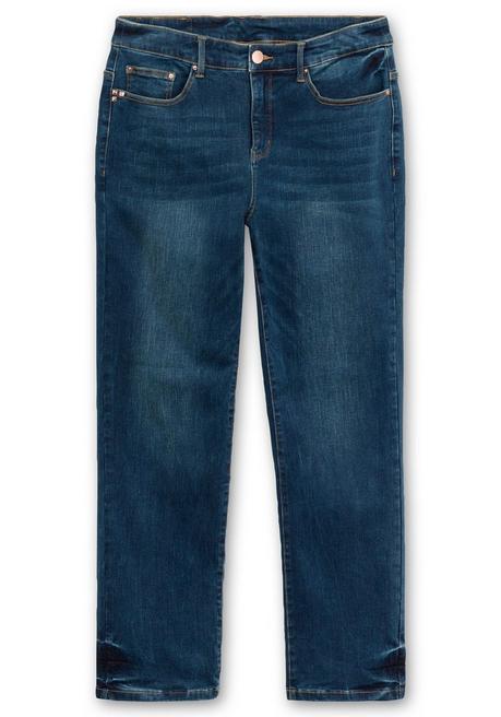 sheego Gerade Stretch-Jeans mit Bodyforming-Effekt - dark blue Denim sheego Bestseller