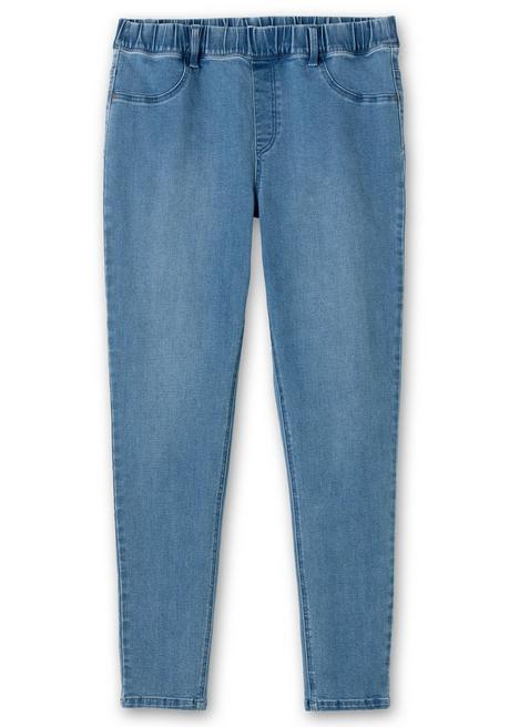 sheego Jeggings in Power-Stretch-Qualität, mit Schlupfbund - blue Denim sheego Sonderangebote