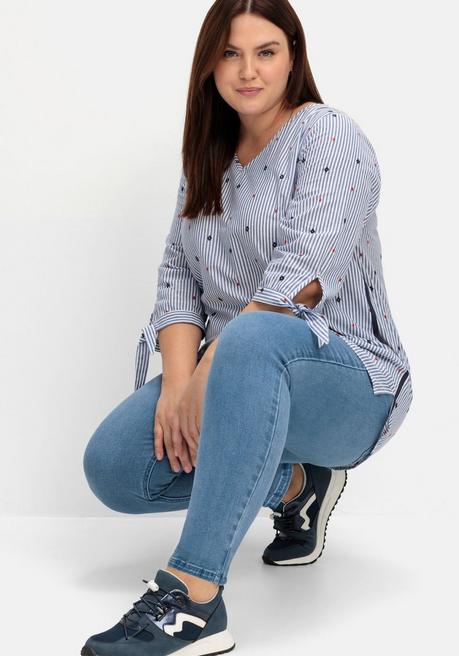 sheego Jeggings in Power-Stretch-Qualität, mit Schlupfbund - blue Denim sheego Sonderangebote