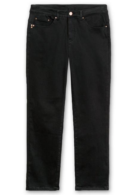 sheego Gerade Stretch-Jeans mit Bodyforming-Effekt - black Denim sheego Wochenangebot
