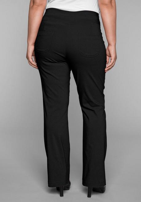sheego Bootcut-Hose mit Shaping-Effekt - schwarz sheego Bis zu 65% Rabatt