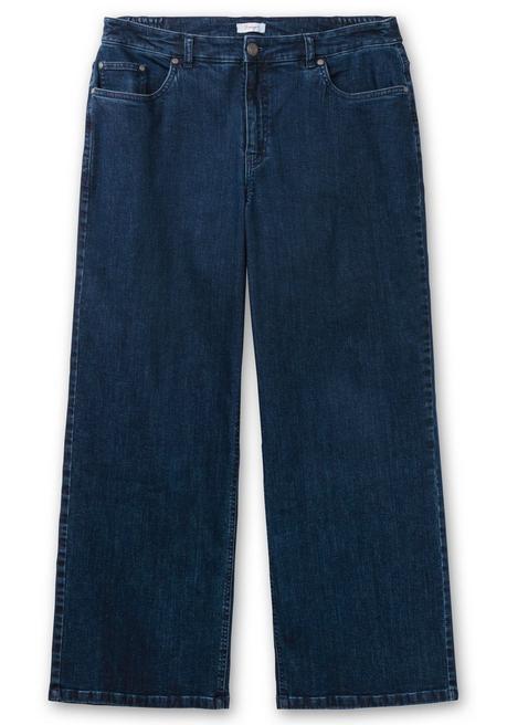 sheego Weite High-Waist-Jeans im Curvy-Schnitt ELLA - dark blue Denim sheego Discount Store für neue Produkte