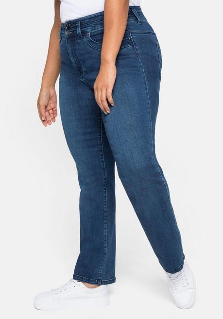 sheego Gerade Jeans in Curvy-Schnitt MANUELA - dark blue Denim sheego Nur noch ein Tag übrig