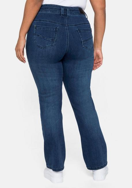 sheego Gerade Jeans in Curvy-Schnitt MANUELA - dark blue Denim sheego Nur noch ein Tag übrig