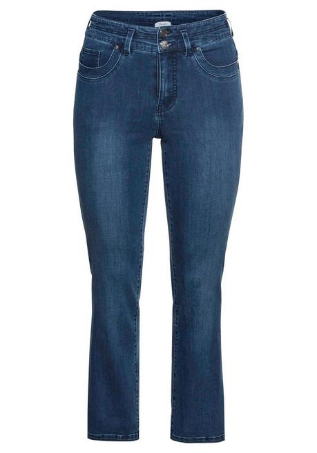 sheego Gerade Jeans in Curvy-Schnitt MANUELA - dark blue Denim sheego Nur noch ein Tag übrig