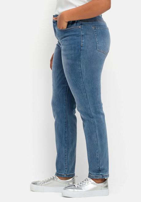 sheego Skinny Stretch-Jeans mit Bodyforming-Effekt - blue Denim sheego Super Rabatt