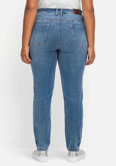 sheego Skinny Stretch-Jeans mit Bodyforming-Effekt - blue Denim sheego Super Rabatt