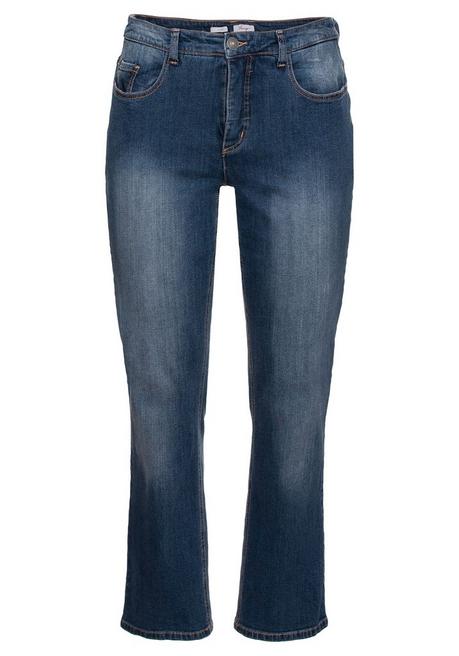 sheego Gerade Jeans mit Shaping-Einsatz - blue Denim sheego Fabrikladen