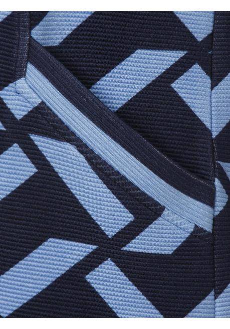 VIA APPIA DUE Bedrucktes Etuikleid mit Eingrifftaschen - indigo gemustert sheego Neuheiten