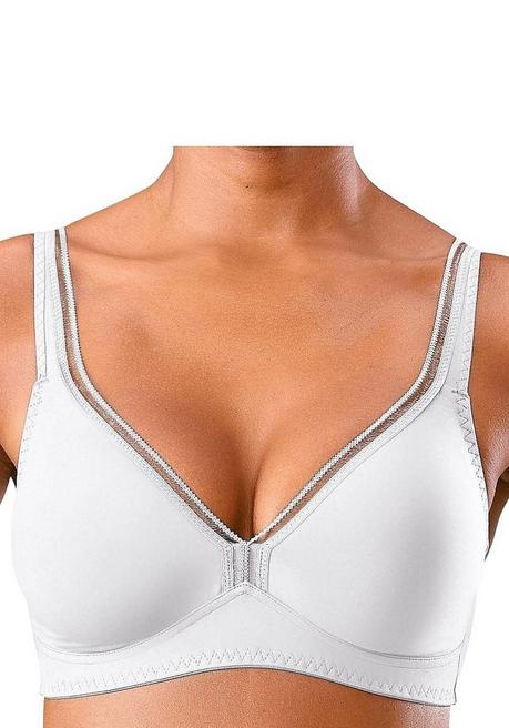 PETITE FLEUR T-Shirt-BH - schwarz+weiß sheego Letzte 2 Tage