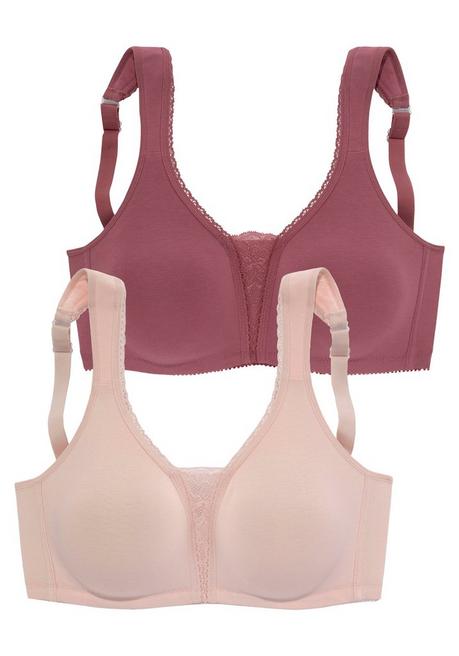 PETITE FLEUR Doppelpack BHs ohne Bügel - rosenholz+puder sheego Letzter Tag