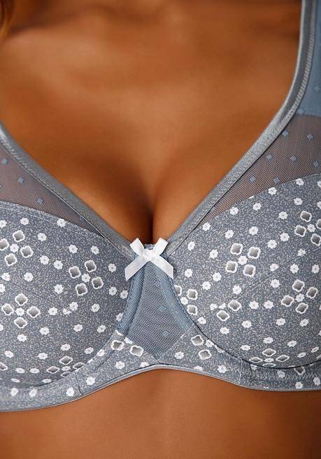 NUANCE Minimizer-BH - grau bedruckt sheego Bis zu 60% Rabatt