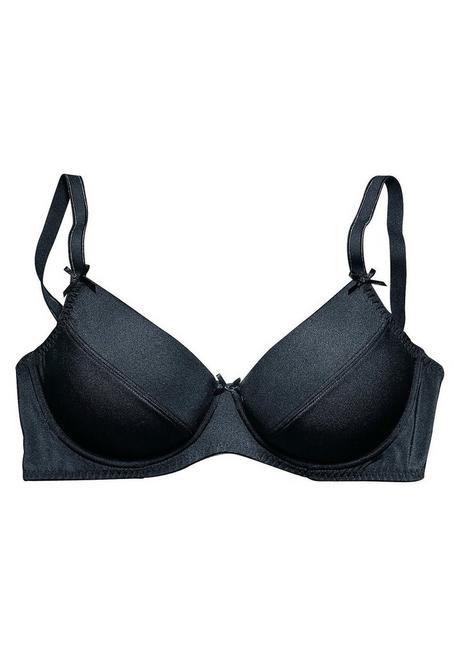 NUANCE Push-up-BH mit Bügeln und wattierten Cups - schwarz sheego Bis zu 55% Rabatt