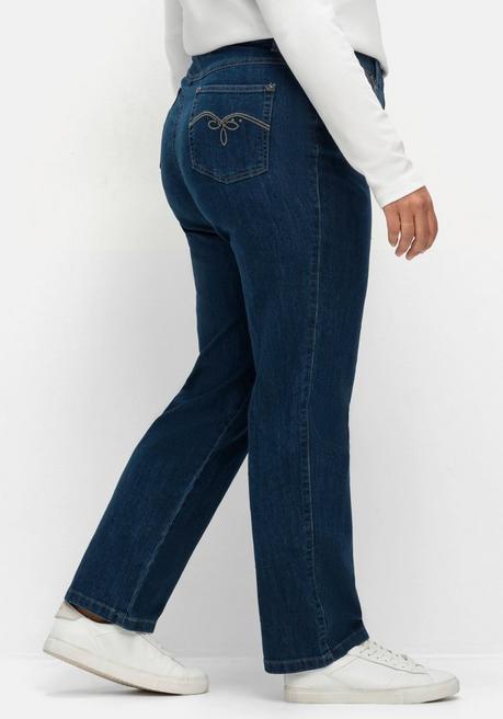 sheego x Collection L. Gerade Jeans in 5-Pocket-Form - blue Denim sheego Versandkostenfrei