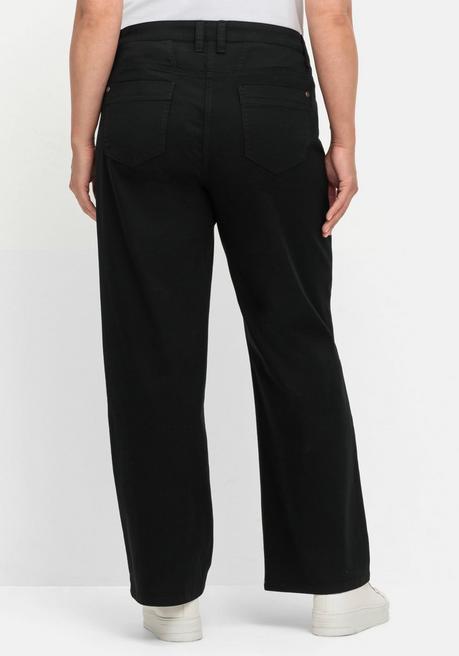 sheego Weite Hose im Curvy-Schnitt ELLA - schwarz sheego Online Shopping