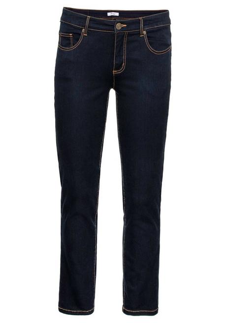 sheego Schmale Stretch-Jeans im 5-Pocket-Stil - blue black Denim sheego Valentinstagsangebot