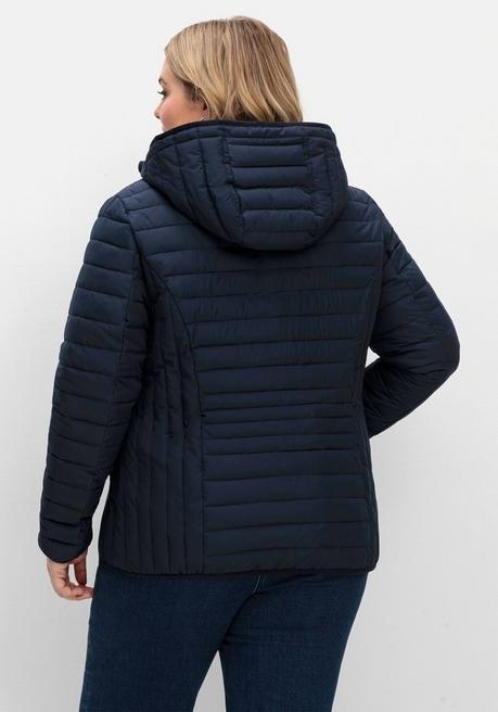 sheego Leichte Steppjacke mit abnehmbarer Kapuze - nachtblau sheego Neueste Mode