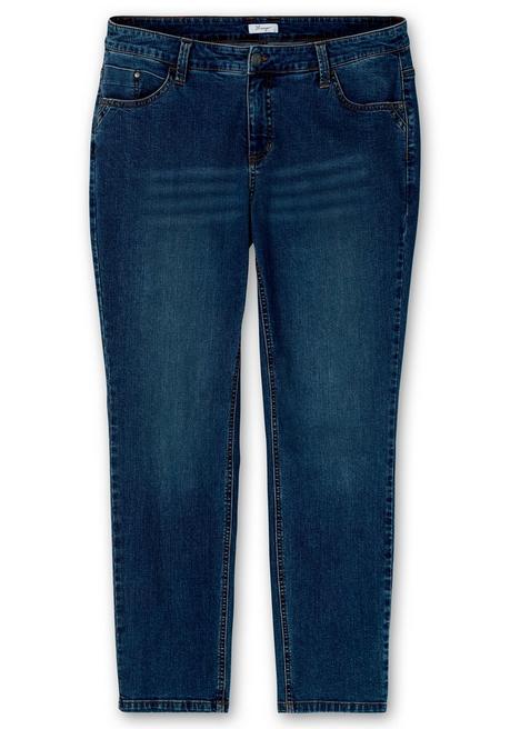 sheego Schmale Jeans in Curvy-Schnitt VERENA - dark blue Denim sheego Exklusive Angebote