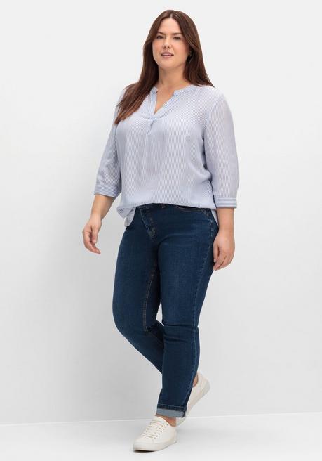 sheego Schmale Jeans in Curvy-Schnitt VERENA - dark blue Denim sheego Exklusive Angebote