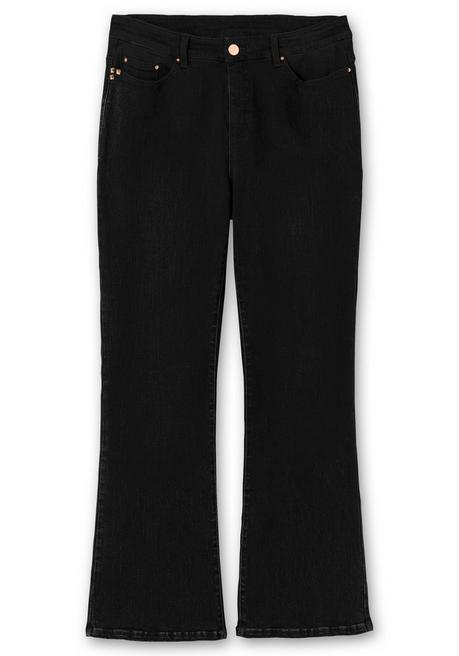 sheego Bootcut Stretch-Jeans mit Bodyforming-Effekt - black Denim sheego Große Rabatte