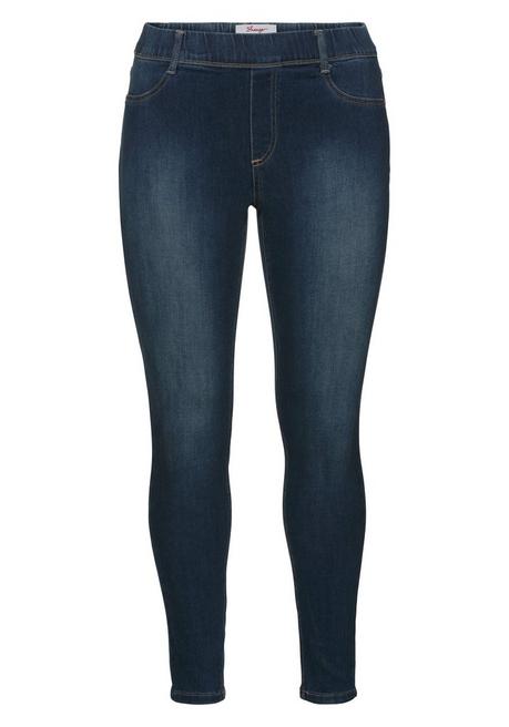 sheego Jeggings in Power-Stretch-Qualität, mit Schlupfbund - dark blue Denim sheego Letzter Tag