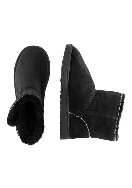 sheego Schlupfboots mit seitlichen Riegeln - schwarz sheego Blitzangebot