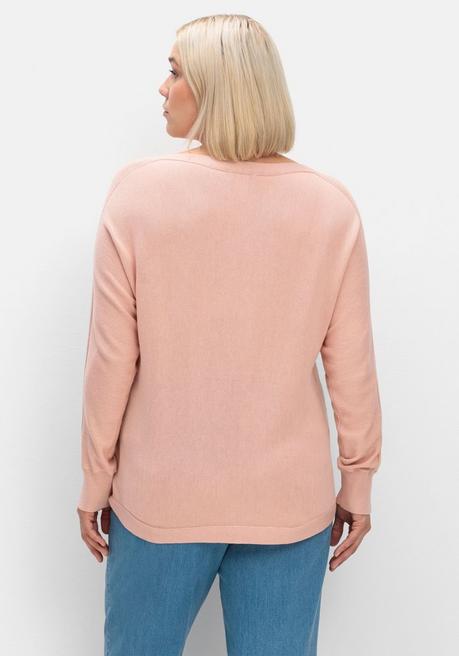 sheego Pullover mit U-Boot-Ausschnitt - puder sheego Begrenzte Freigabe