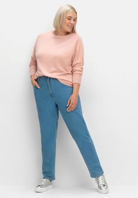 sheego Pullover mit U-Boot-Ausschnitt - puder sheego Begrenzte Freigabe