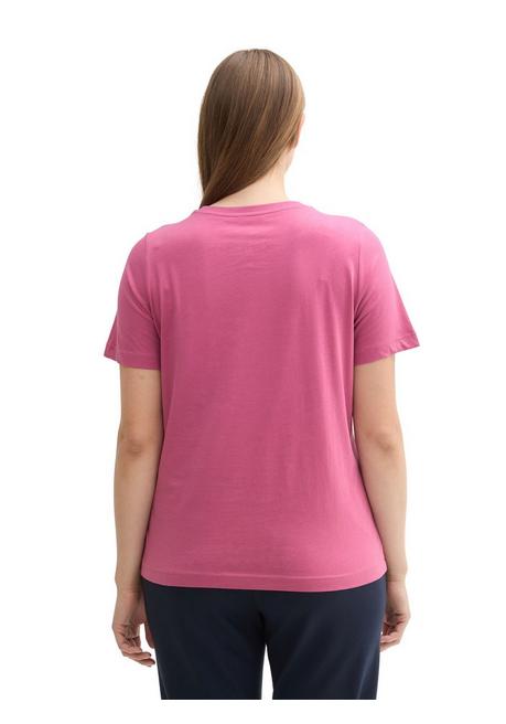 TOM TAILOR Plus T-Shirt mit platziertem Frontdruck - pink bedruckt sheego Zeitbegrenzte Promotion