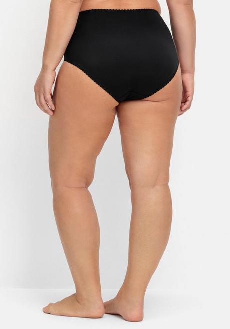 sheego Taillenslip mit transparenter Spitze - schwarz sheego Rabatte dieses Monats