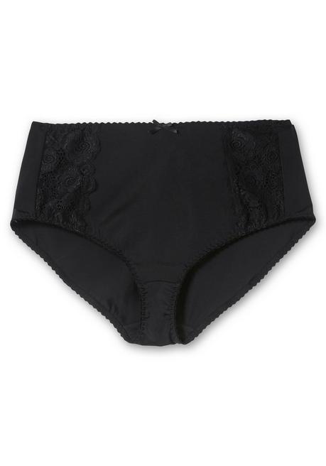 sheego Taillenslip mit transparenter Spitze - schwarz sheego Rabatte dieses Monats